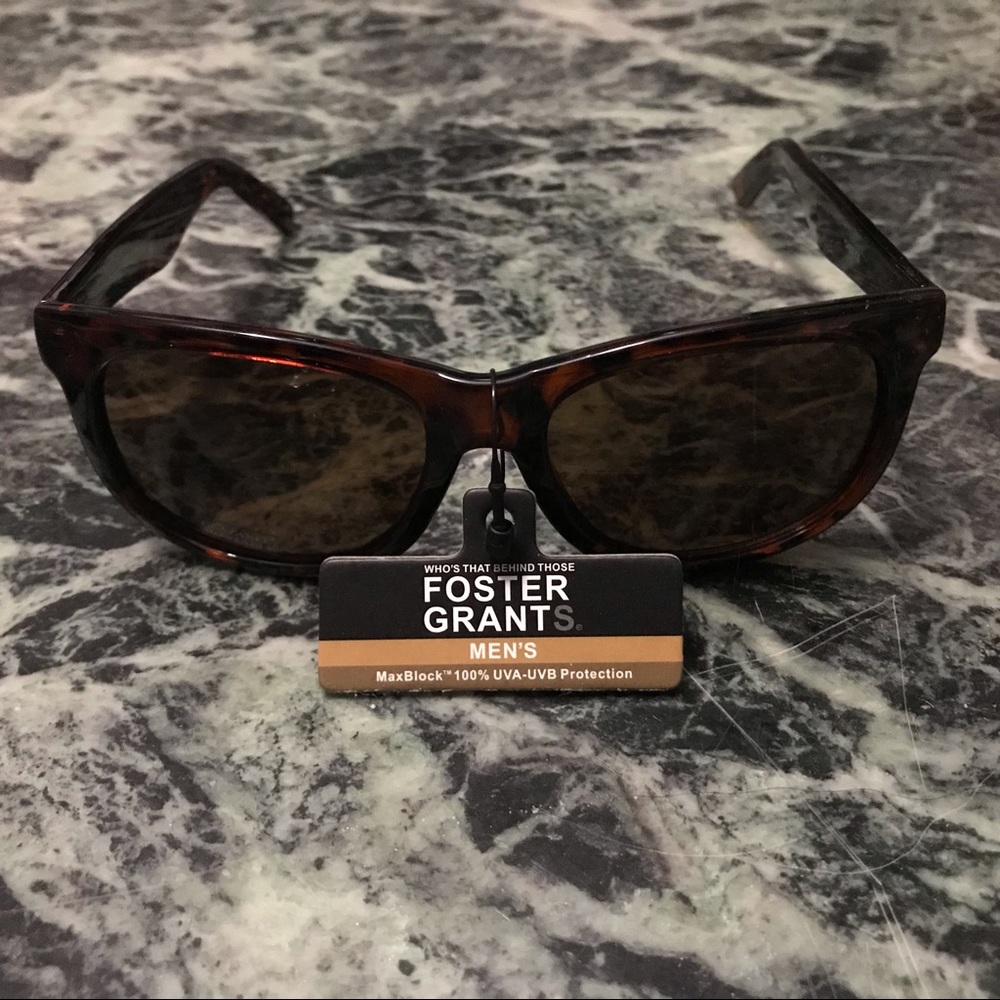 Foster Grant Men’s Tortoiseshell Sunglasses - Picture 2 of 7